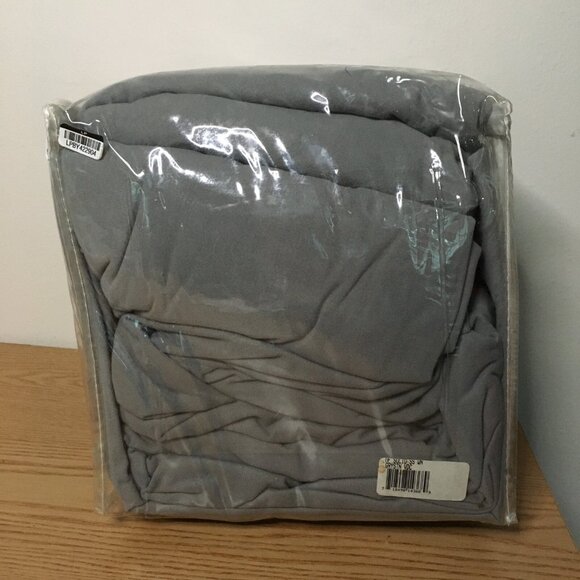 Open Box 4pc MicroFlannel Sheet Set Queen Size Color Greystone Super Soft Warm - Picture 1 of 10